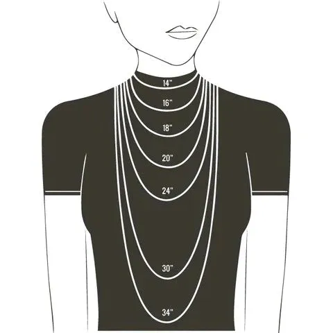 10K or 14K Yellow Gold (3.0mm) Silky Herringbone Necklace (16" - 24")