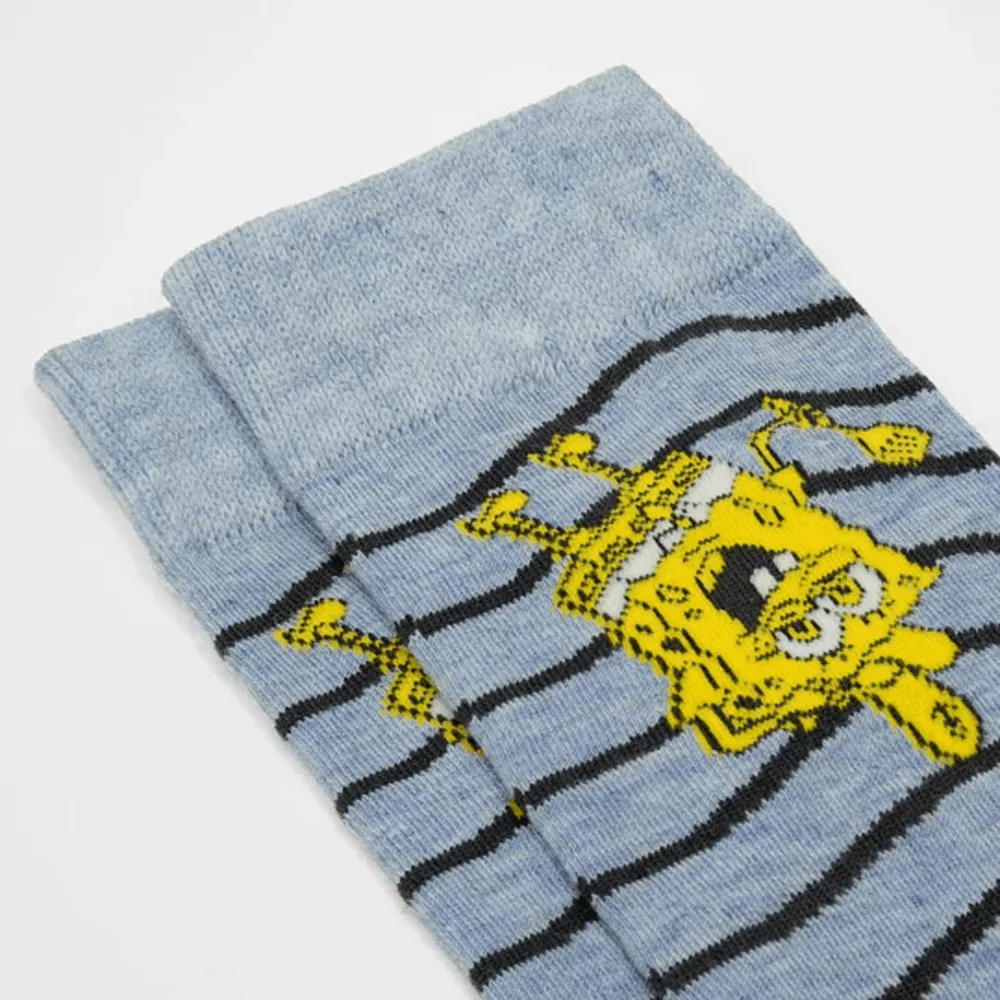2 PAIRS SPONGEBOB SQUAREPANTS UNISEX LICENSED NOVELTY CREW SOCKS