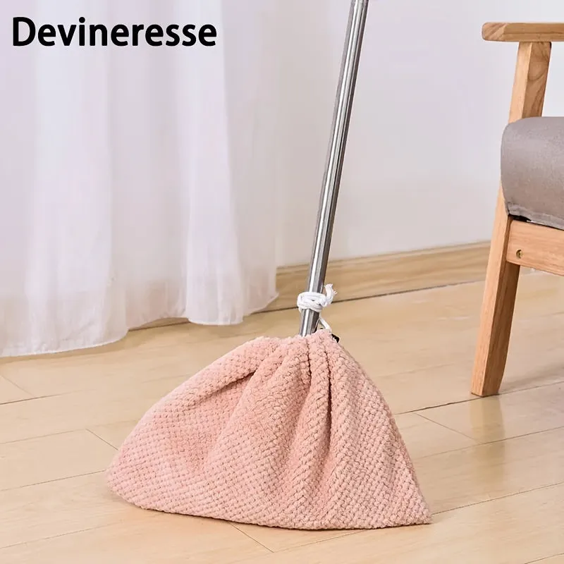 2 Piece Multi-Function Coral Velvet Mop Set