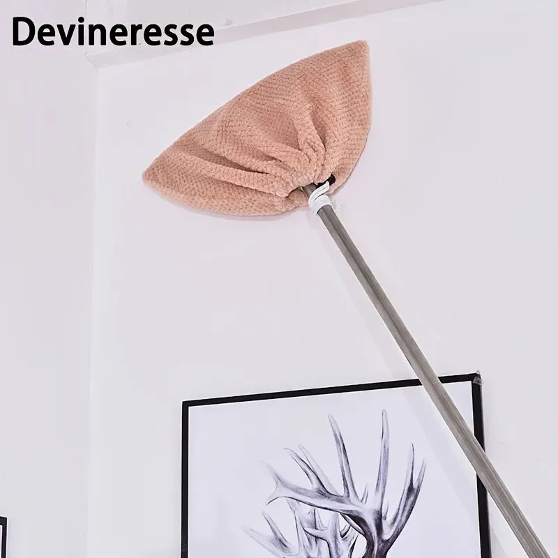 2 Piece Multi-Function Coral Velvet Mop Set