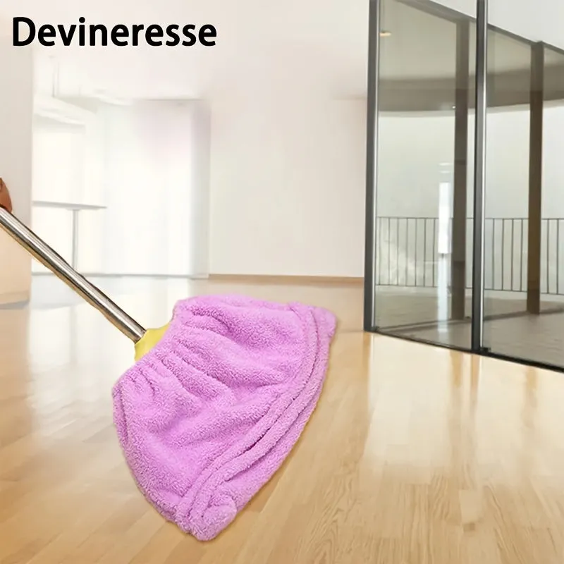 2 Piece Multi-Function Coral Velvet Mop Set