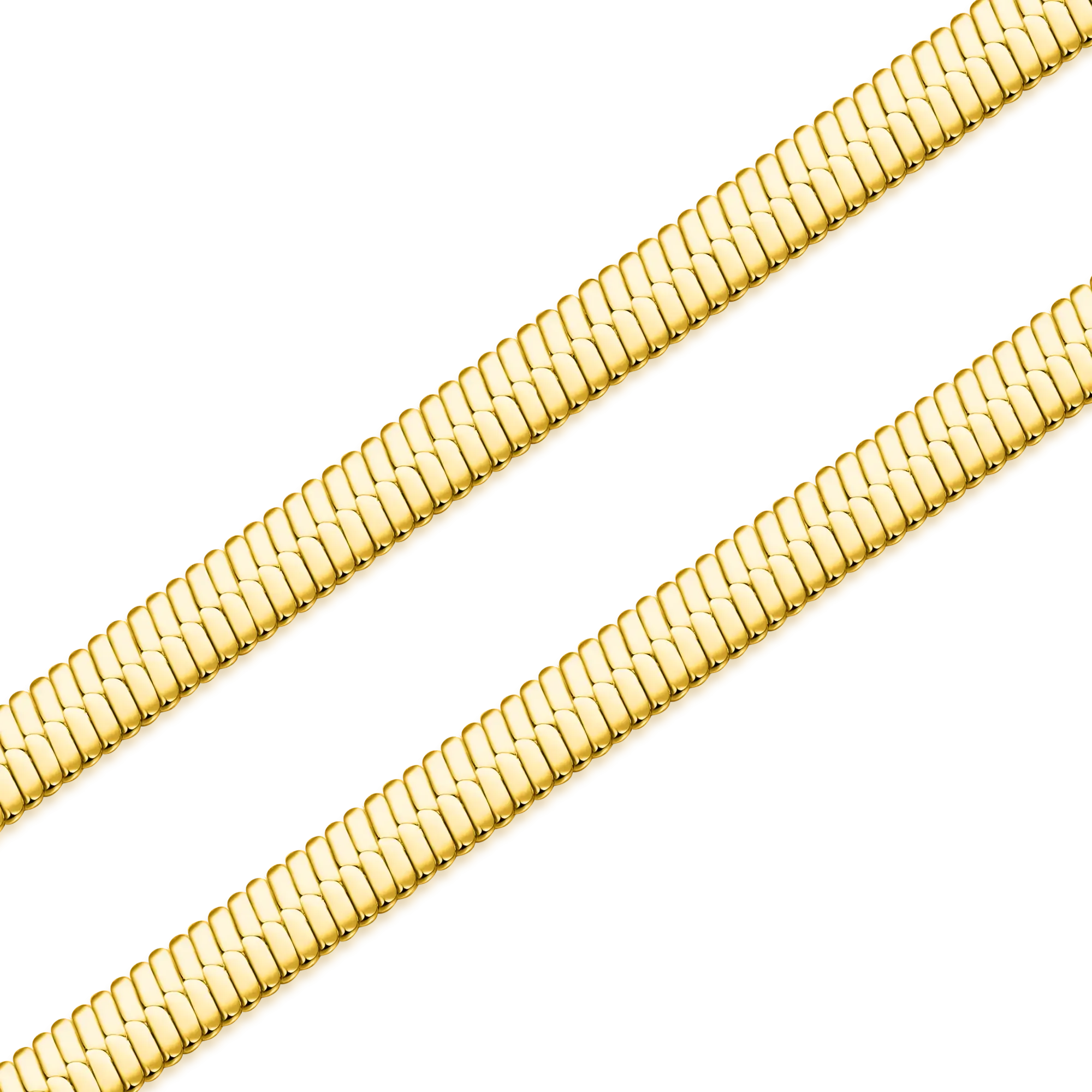 2.5mm Herringbone Chain - Yellow Gold