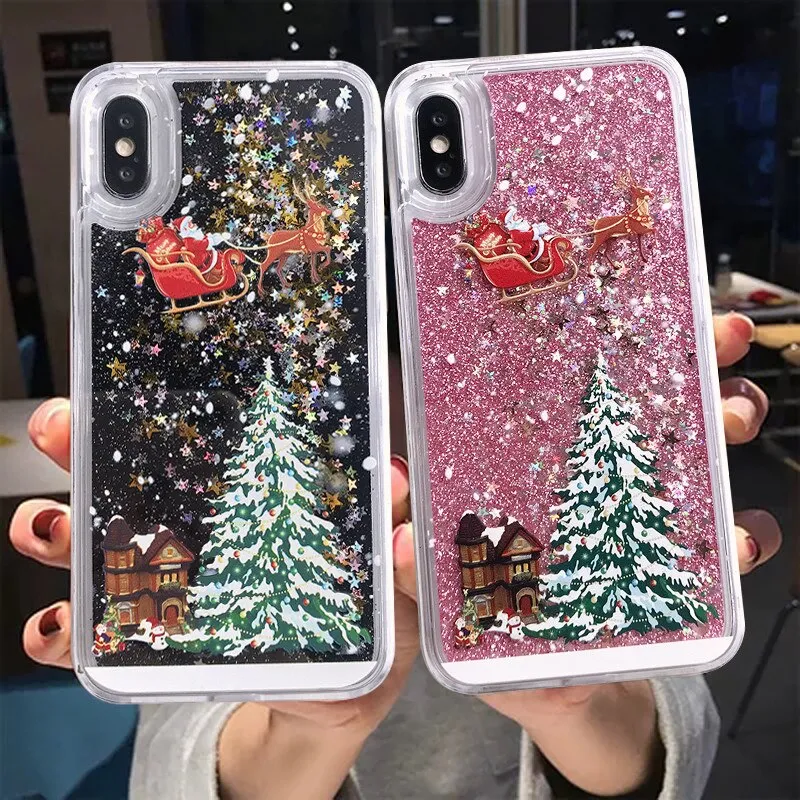 3D Quicksand Liquid Phone Case