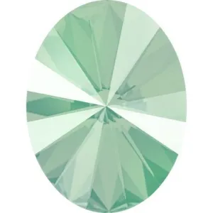 4122 Swarovski Rivoli Oval Fancy Stones, Crystal Mint Green Unfoiled (001 L115S)