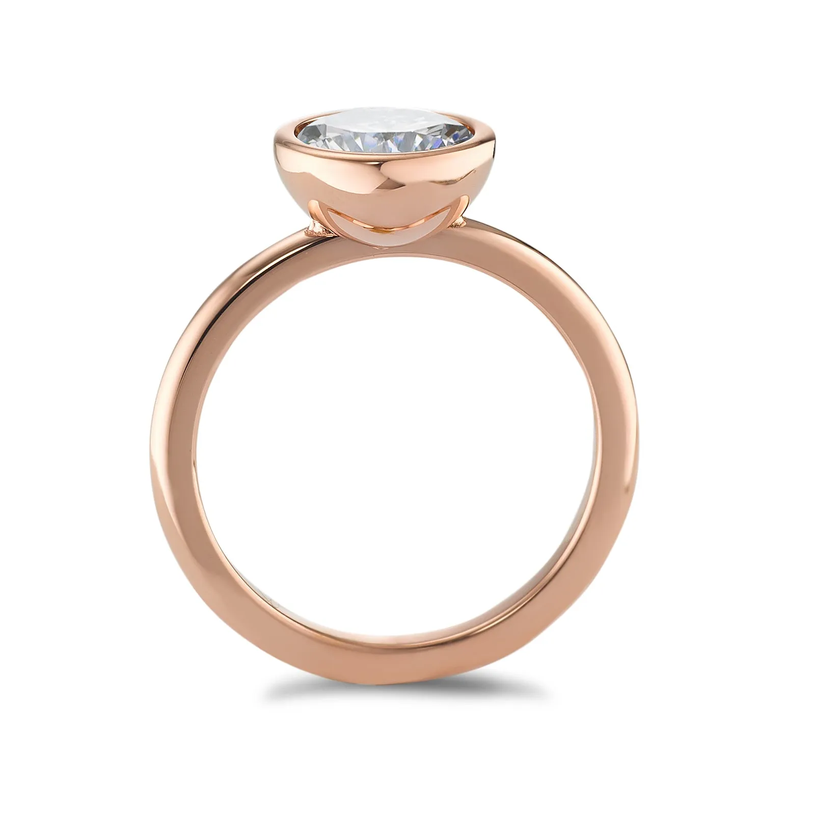 594015 TeNo Joy Ring, Crystal in Rose 9.5mm