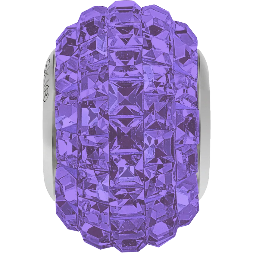 80201 Swarovski BeCharmed Pavé Beads, Xilion Square