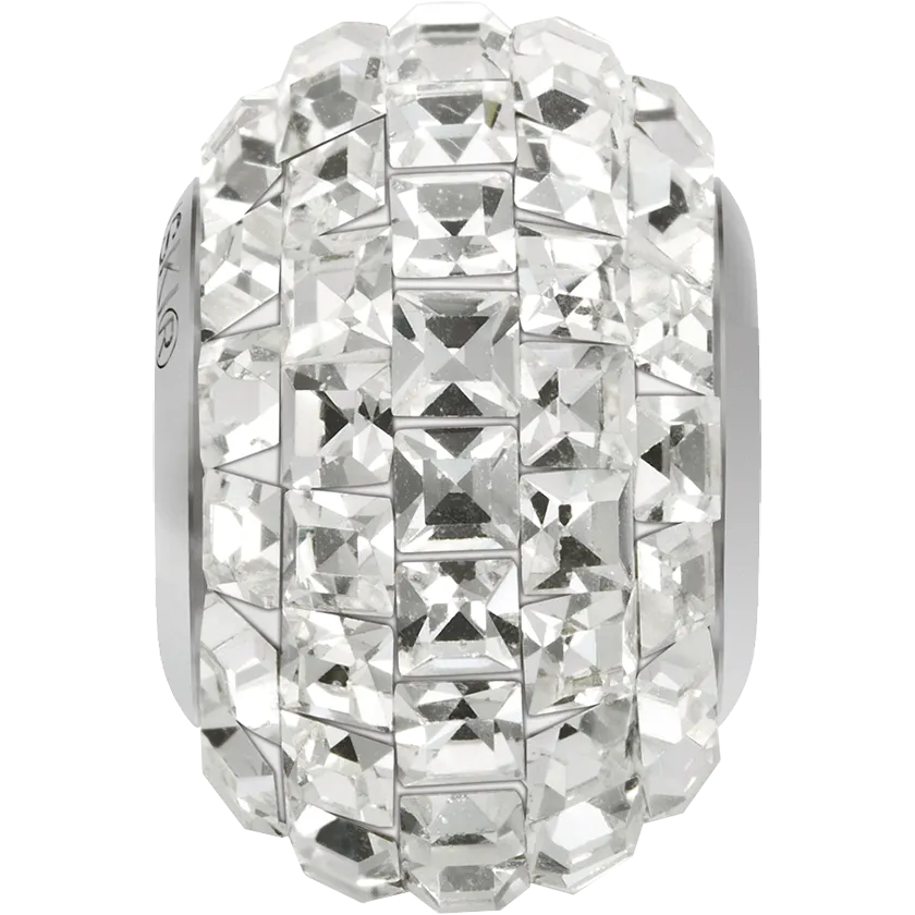 80201 Swarovski BeCharmed Pavé Beads, Xilion Square
