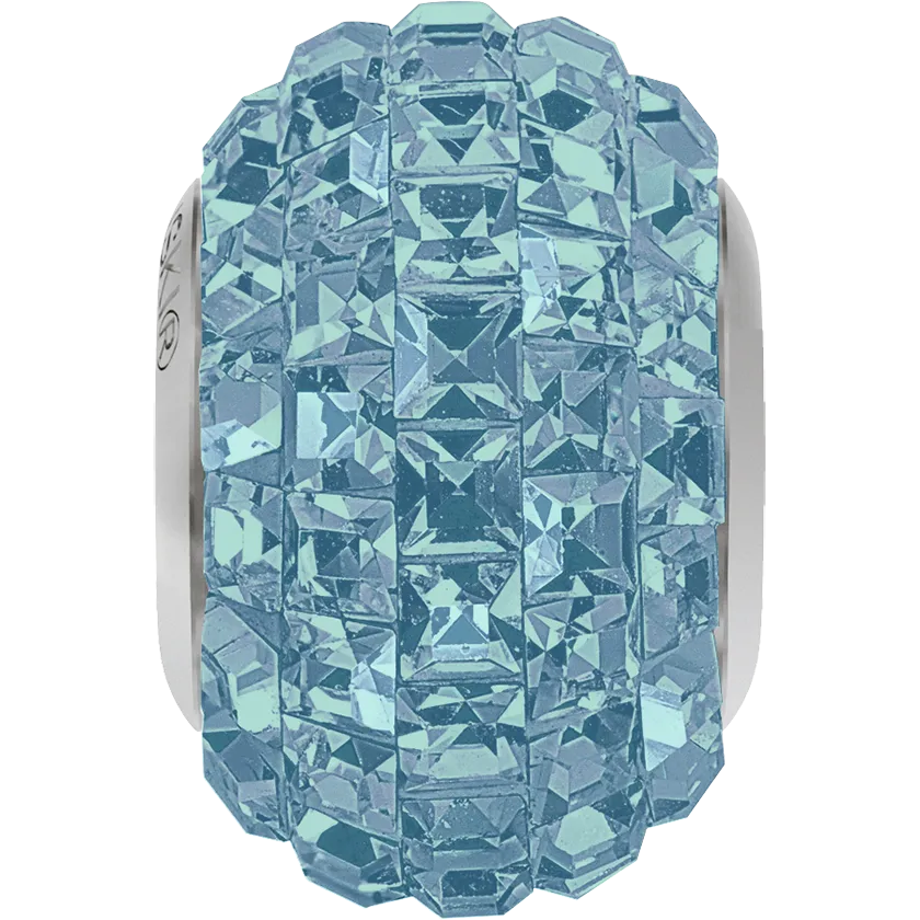 80201 Swarovski BeCharmed Pavé Beads, Xilion Square