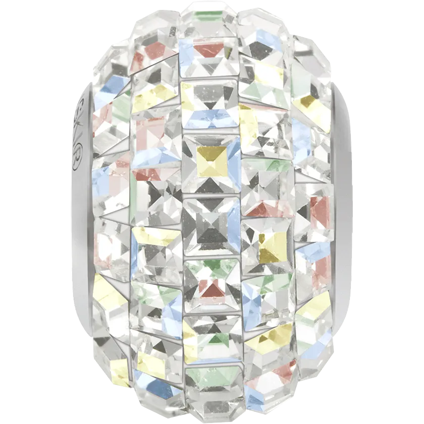 80201 Swarovski BeCharmed Pavé Beads, Xilion Square