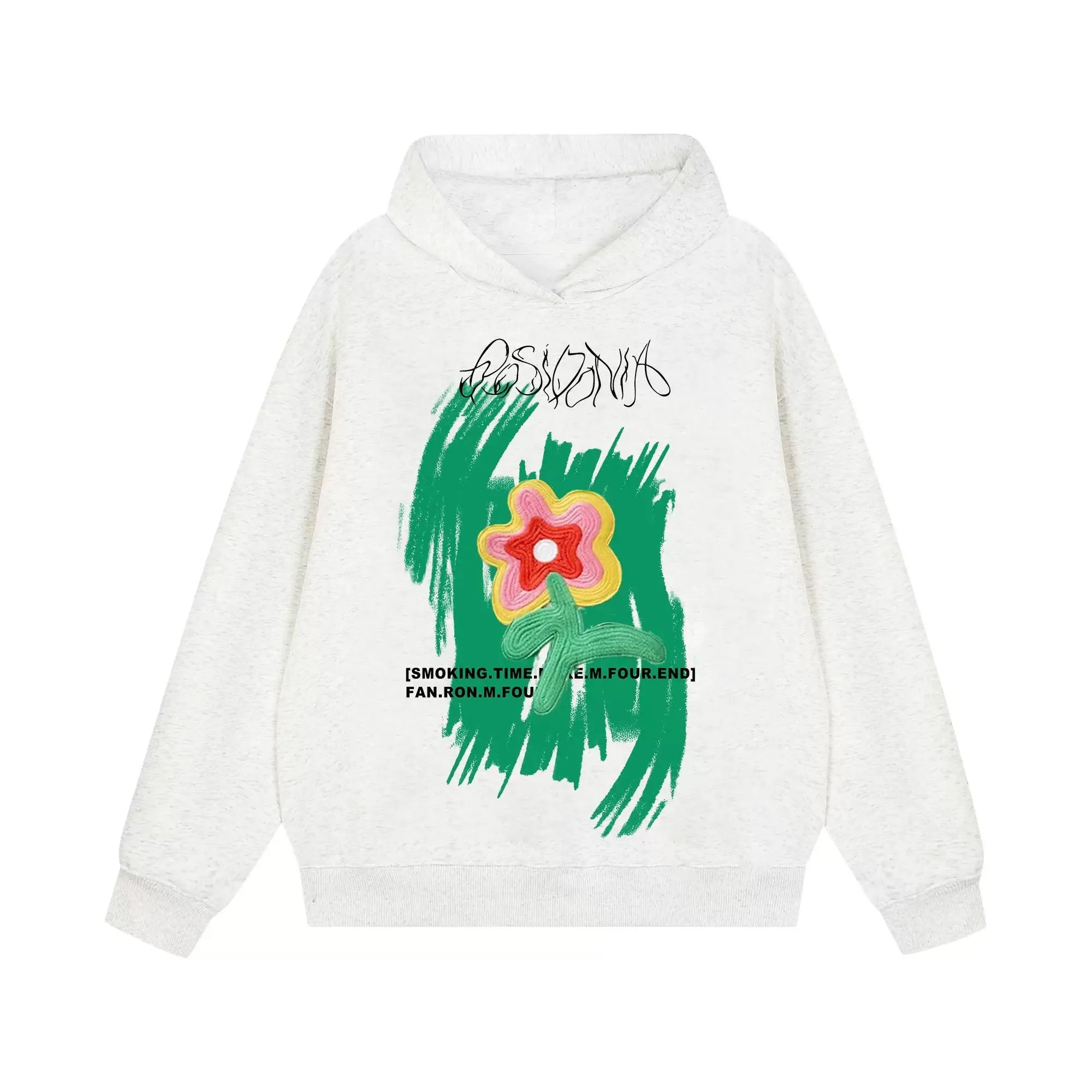 AG American Retro Flower Language Hoodie