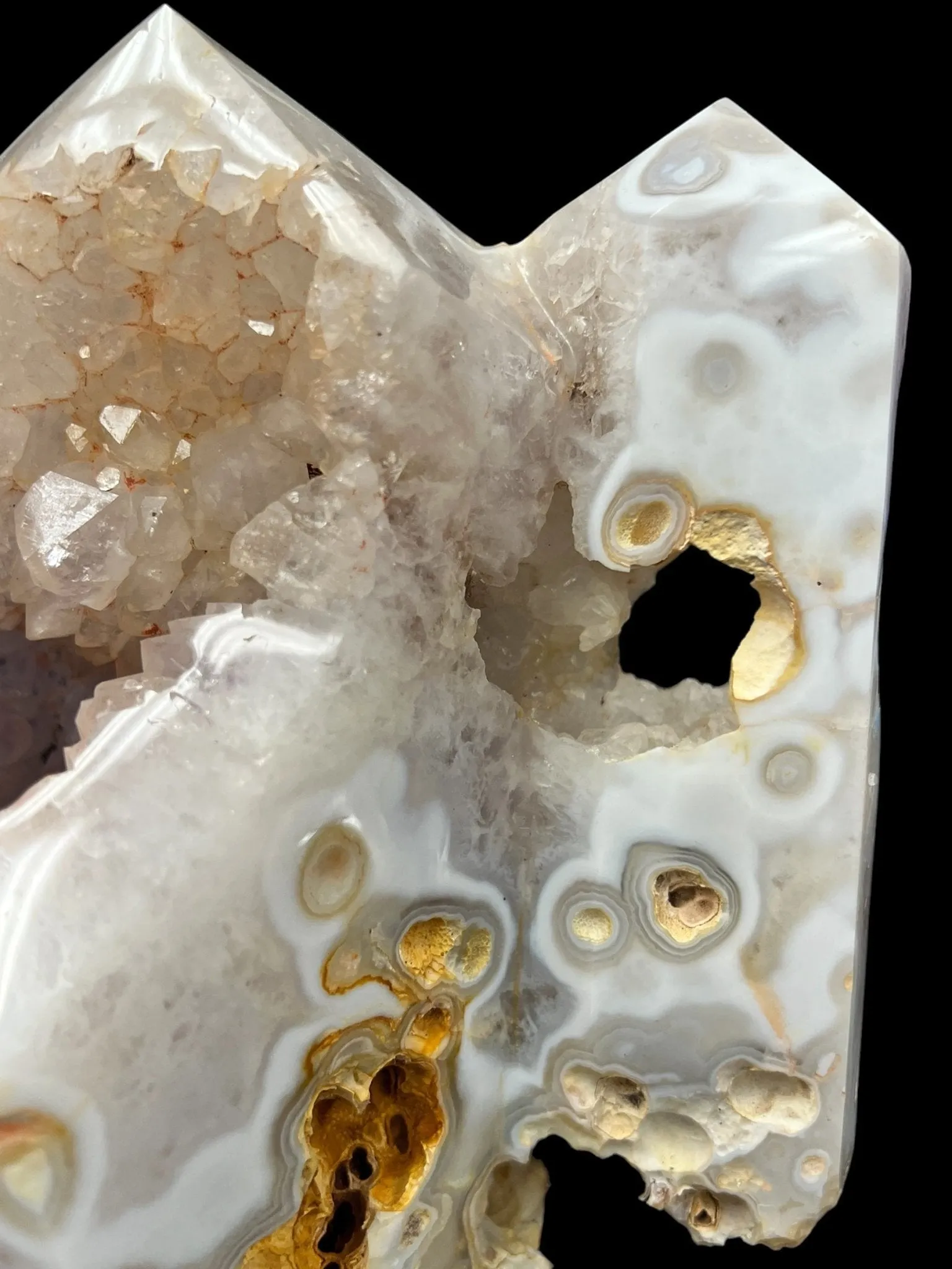 Agate and Quartz Geode - Museum Quality