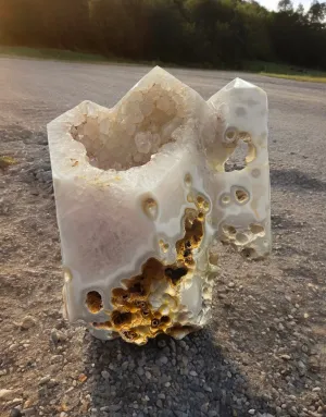 Agate and Quartz Geode - Museum Quality