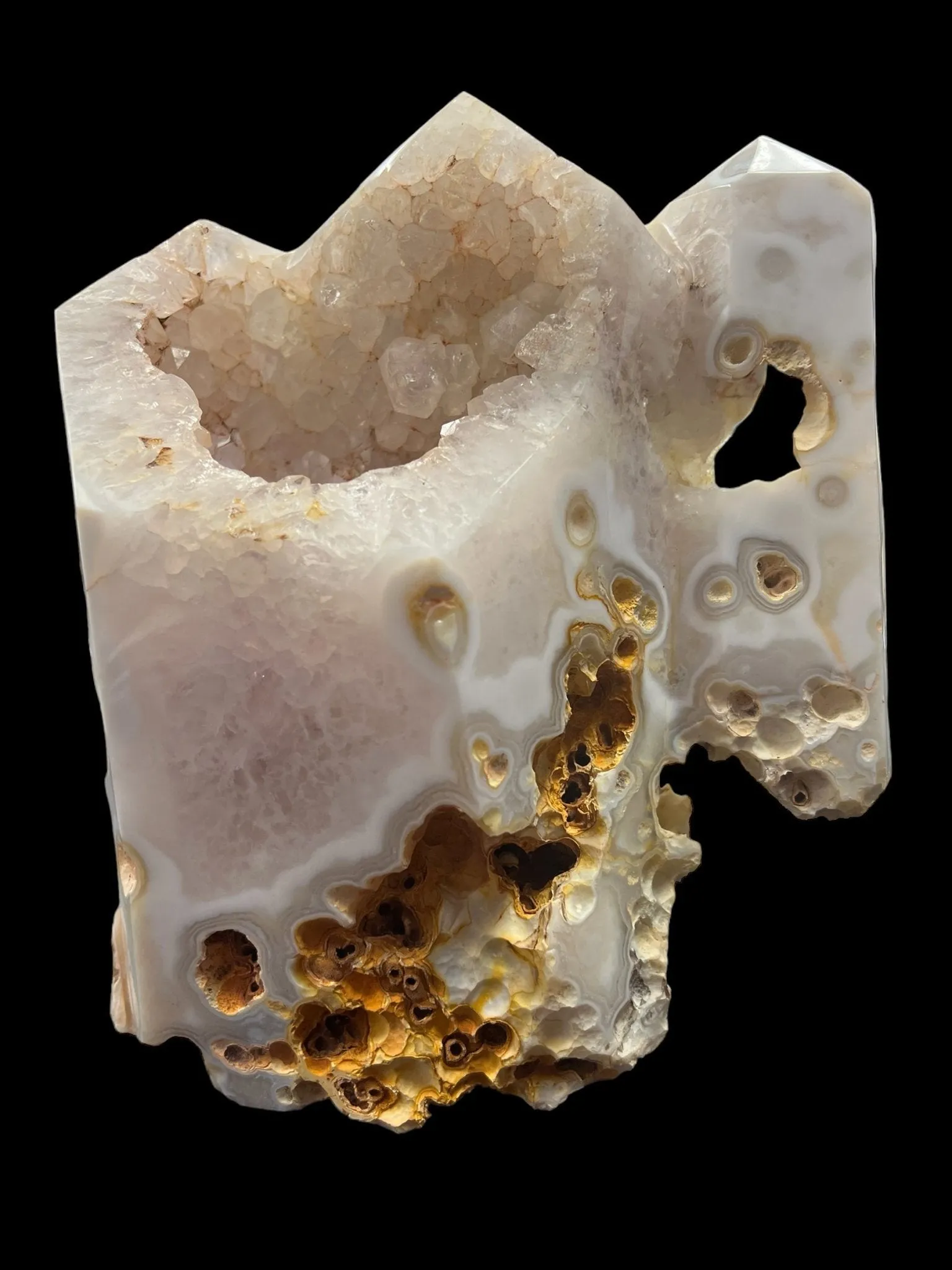 Agate and Quartz Geode - Museum Quality