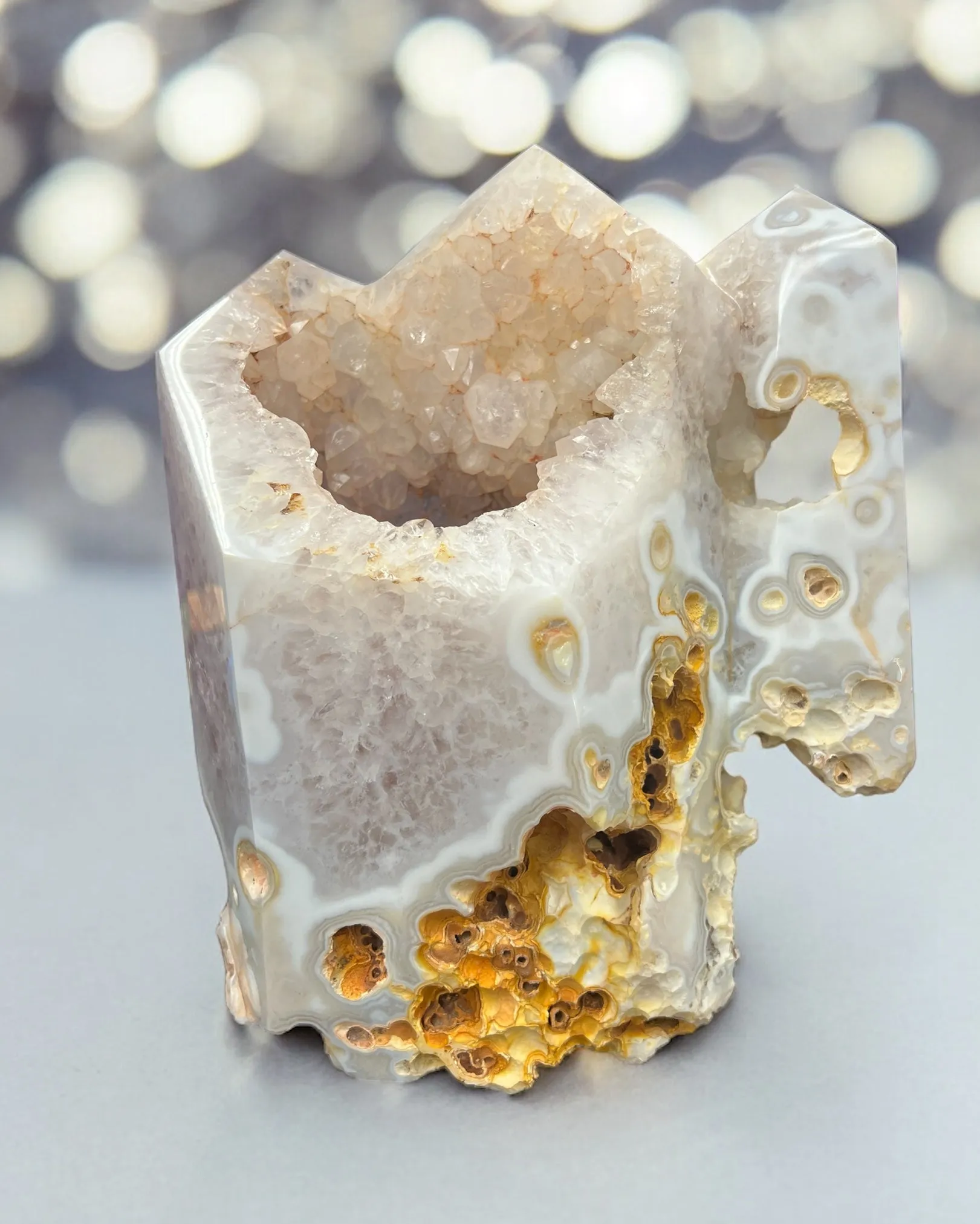 Agate and Quartz Geode - Museum Quality
