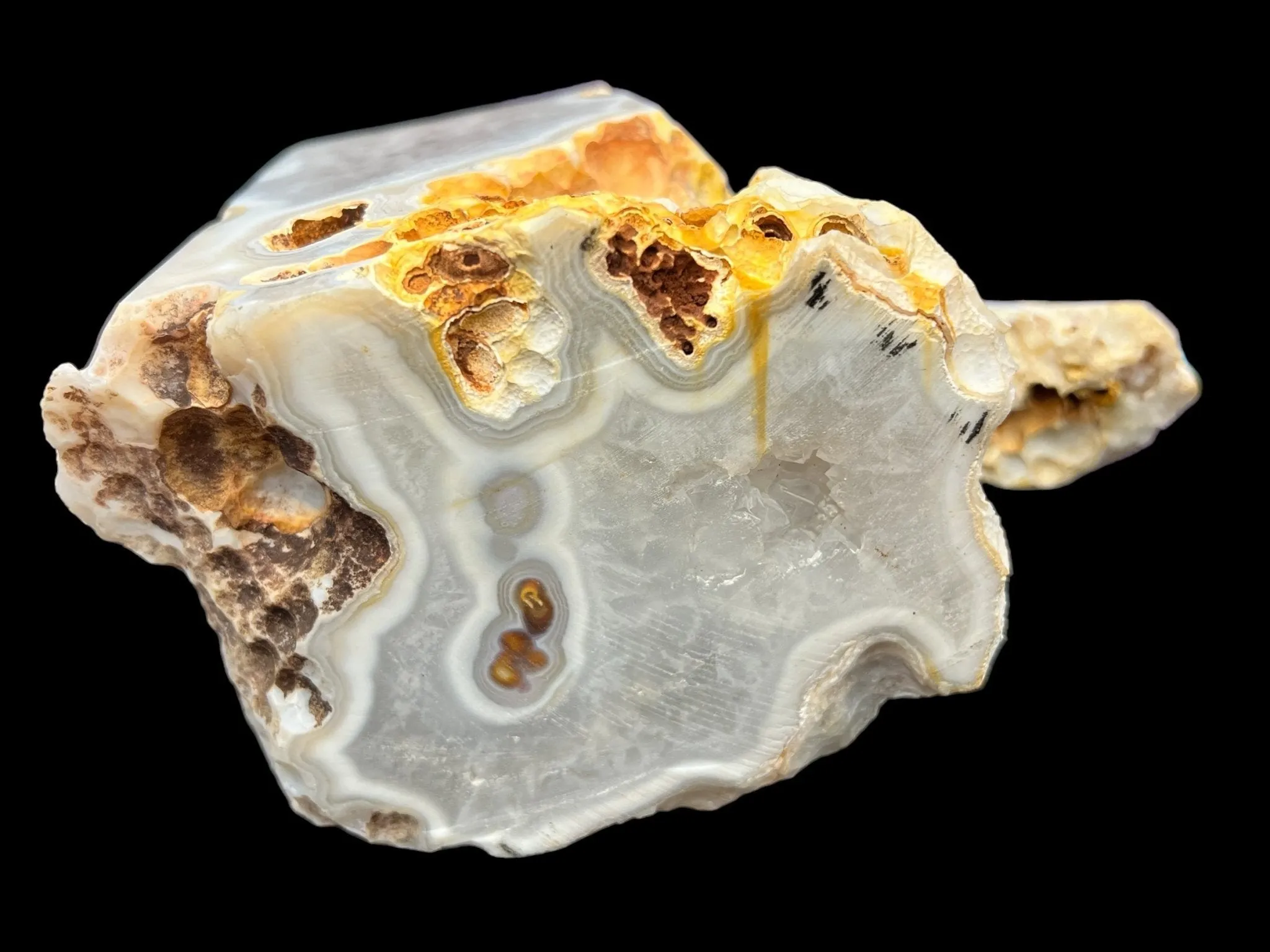 Agate and Quartz Geode - Museum Quality