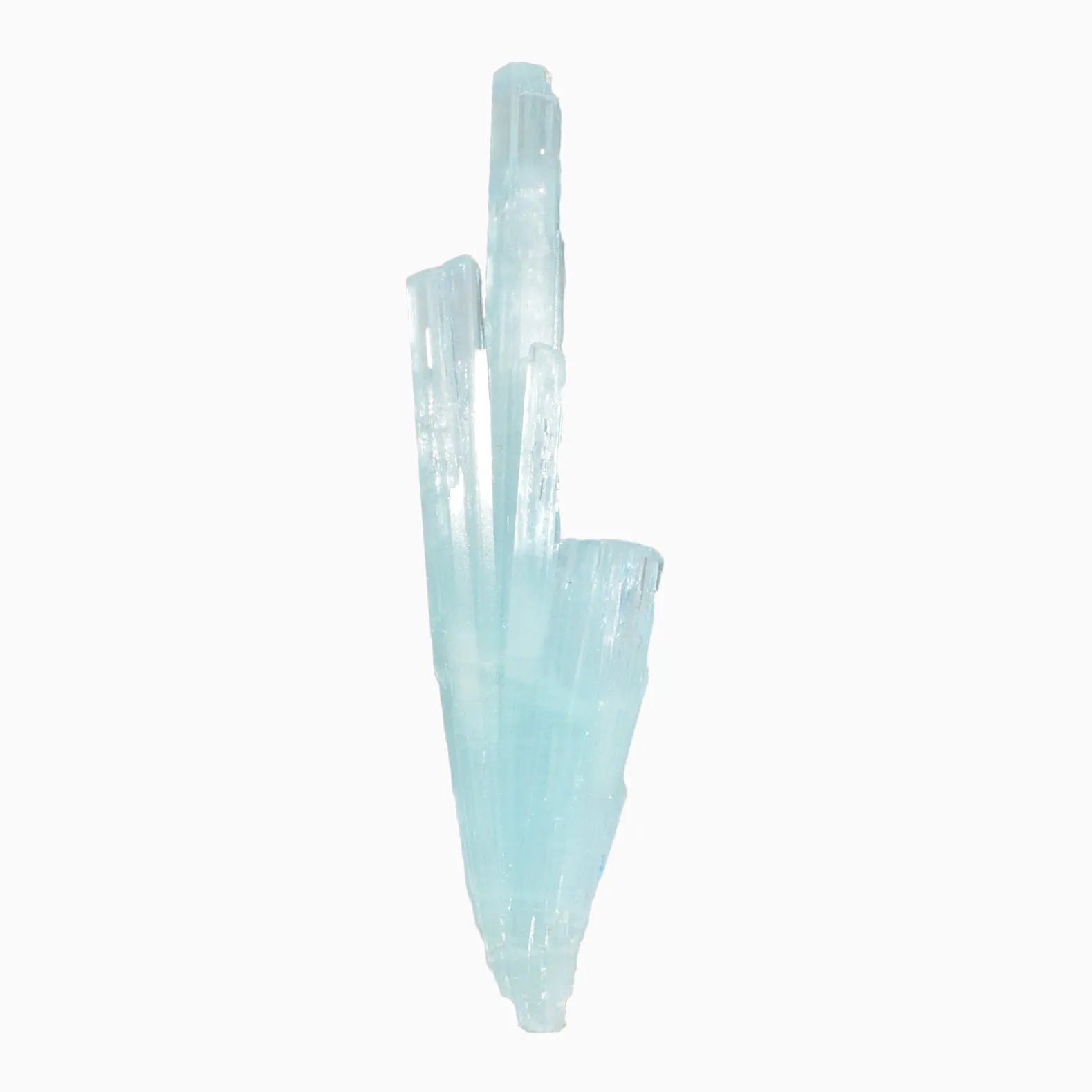 Aquamarine Spray 116.5 gram 7.2 inch Natural Gem Crystal - Pakistan