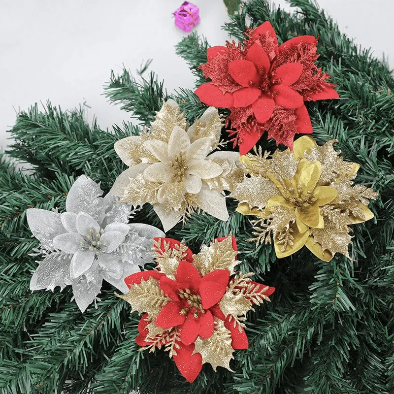 Artificial Flower Ornament – Add Sparkle to Your Holiday Decor