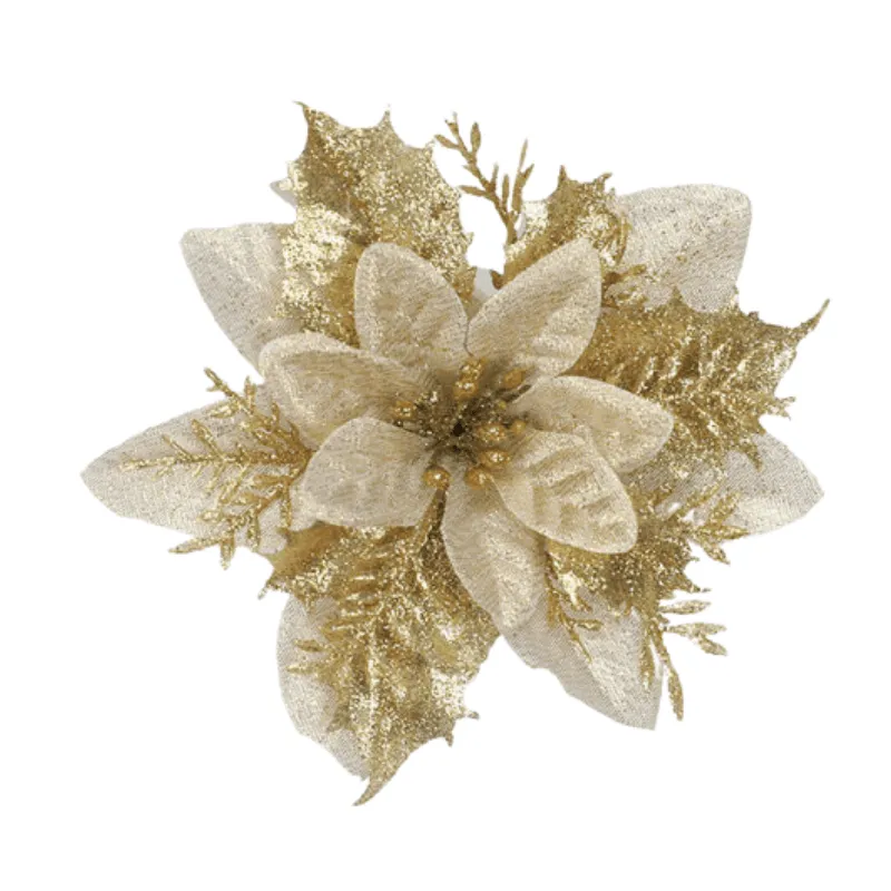 Artificial Flower Ornament – Add Sparkle to Your Holiday Decor