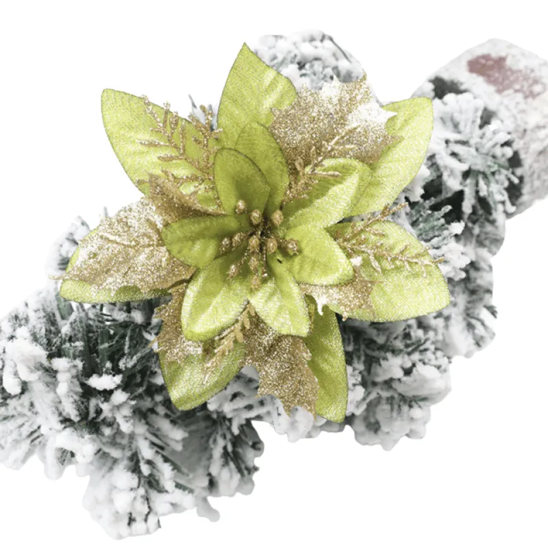 Artificial Flower Ornament – Add Sparkle to Your Holiday Decor