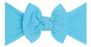 Baby Bling Classic Knot Headband - Neon Blue