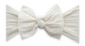 Baby Bling Classic Knot Headband - Oatmeal
