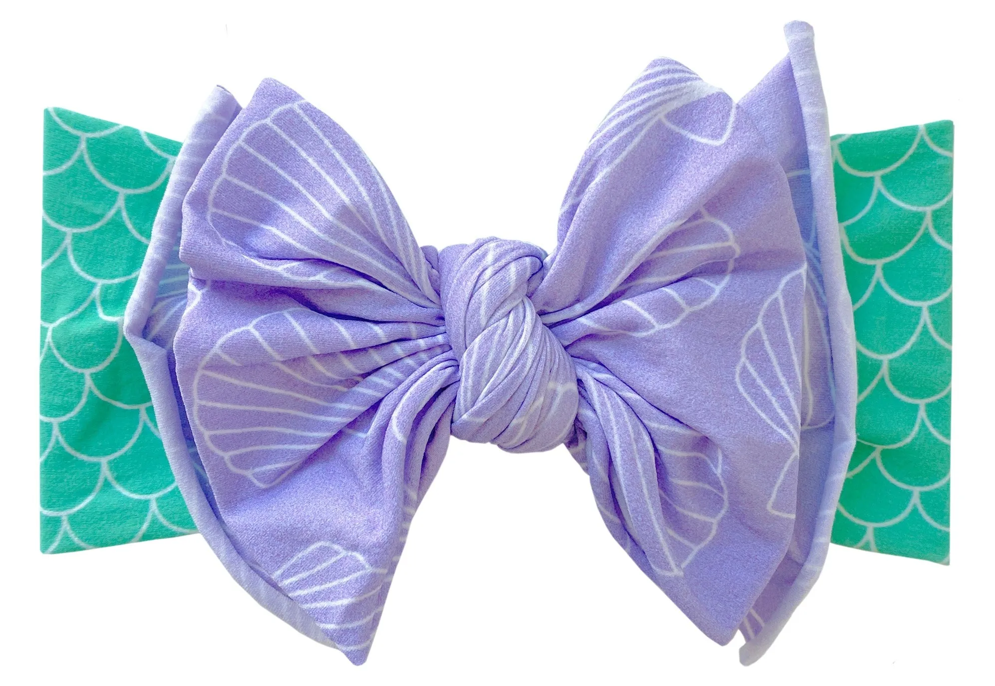 Baby Bling Mermaid Printed FAB-BOW-LOUS
