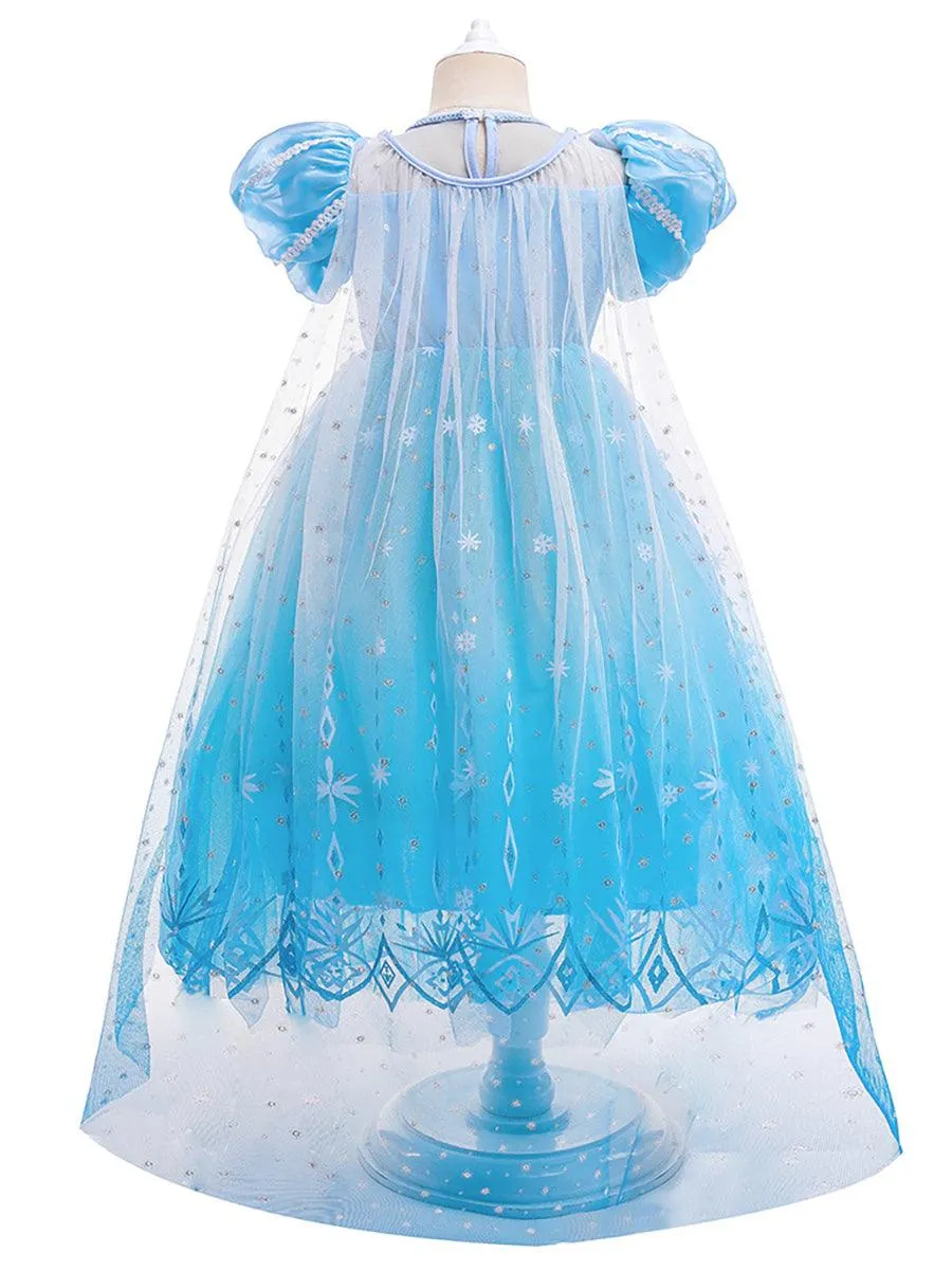 Ballon Sleeve Sequin Fairytale Princess Girl Dress MKD1010