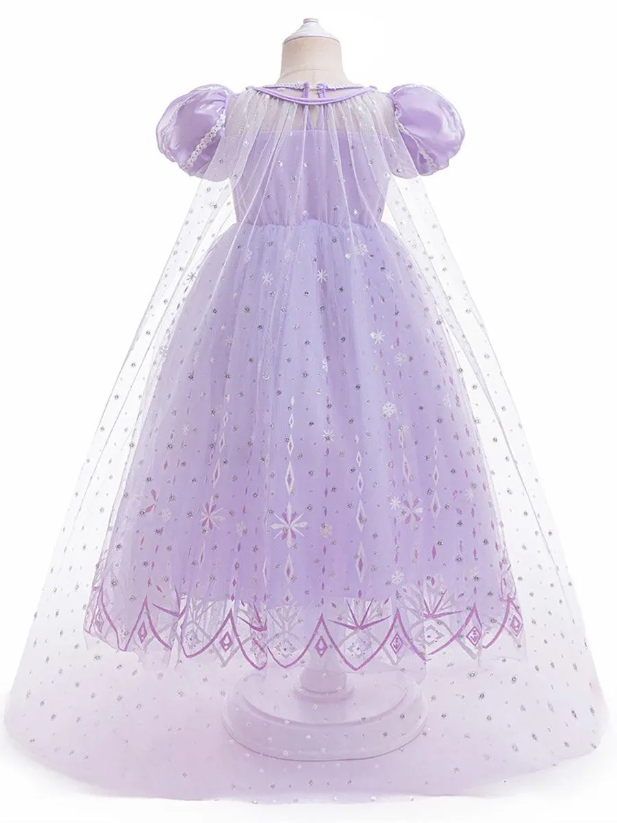 Ballon Sleeve Sequin Fairytale Princess Girl Dress MKD1010