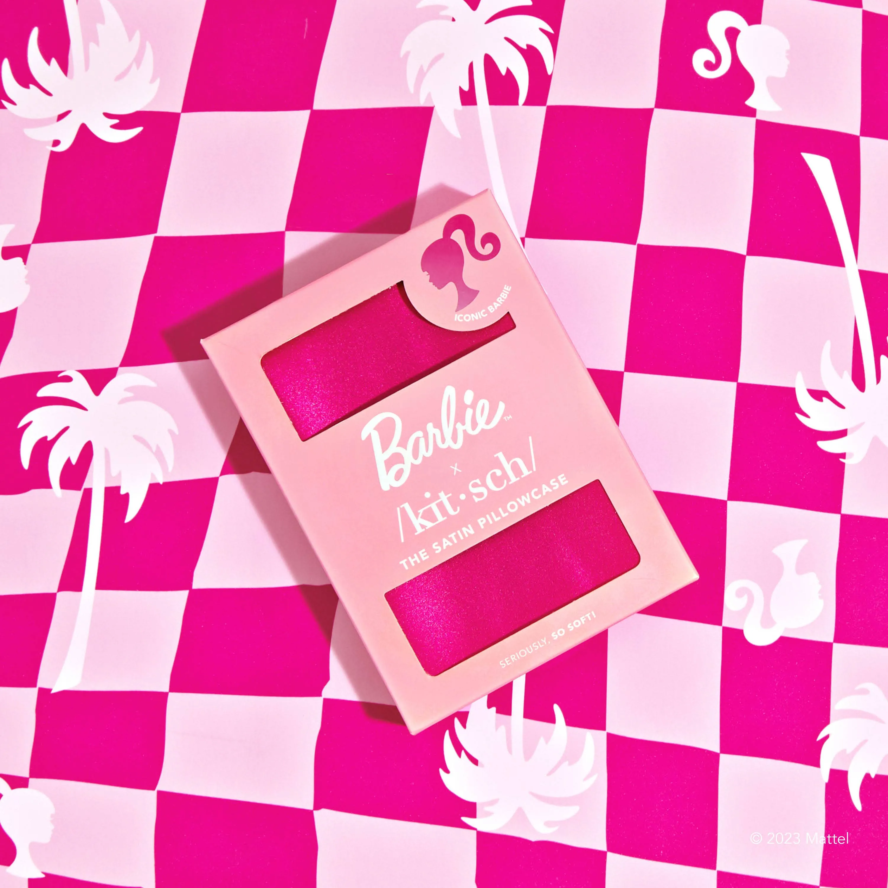 Barbie x kitsch Satin Pillowcase