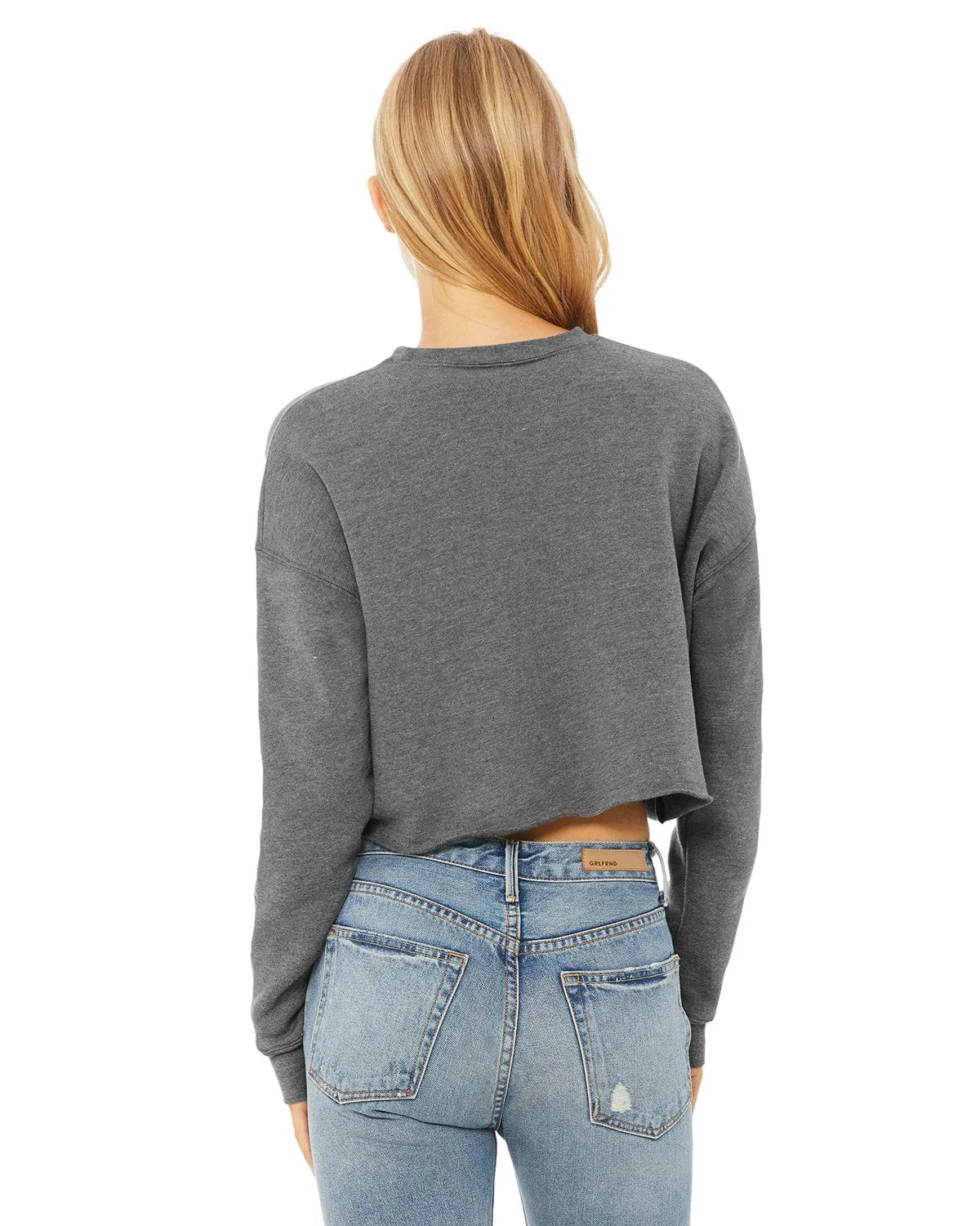 Bella Canvas Ladies Cropped Fleece Crew