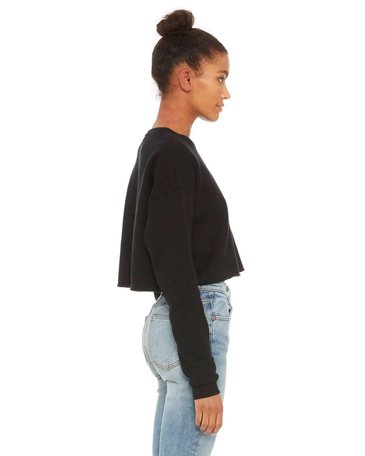 Bella Canvas Ladies Cropped Fleece Crew