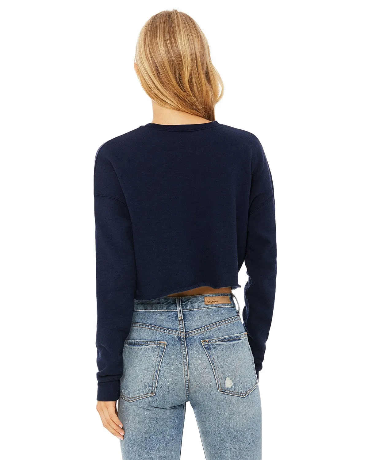 Bella Canvas Ladies Cropped Fleece Crew
