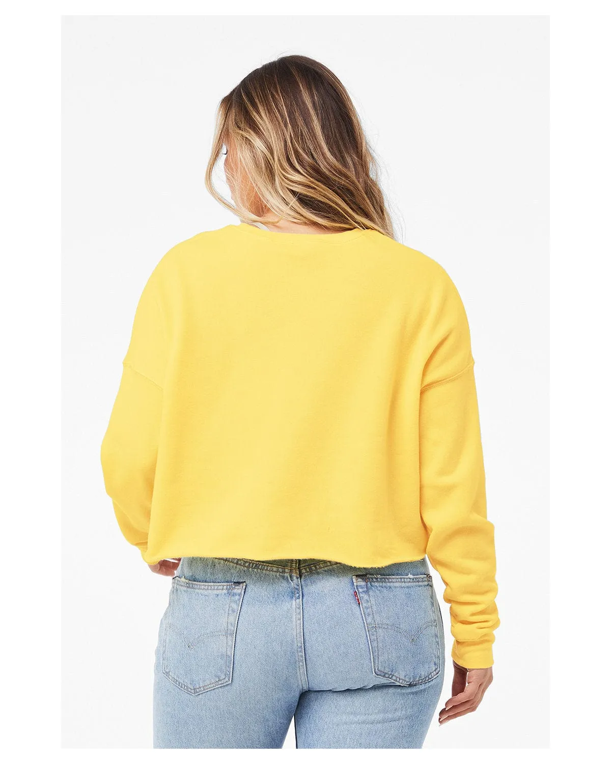 Bella Canvas Ladies Cropped Fleece Crew