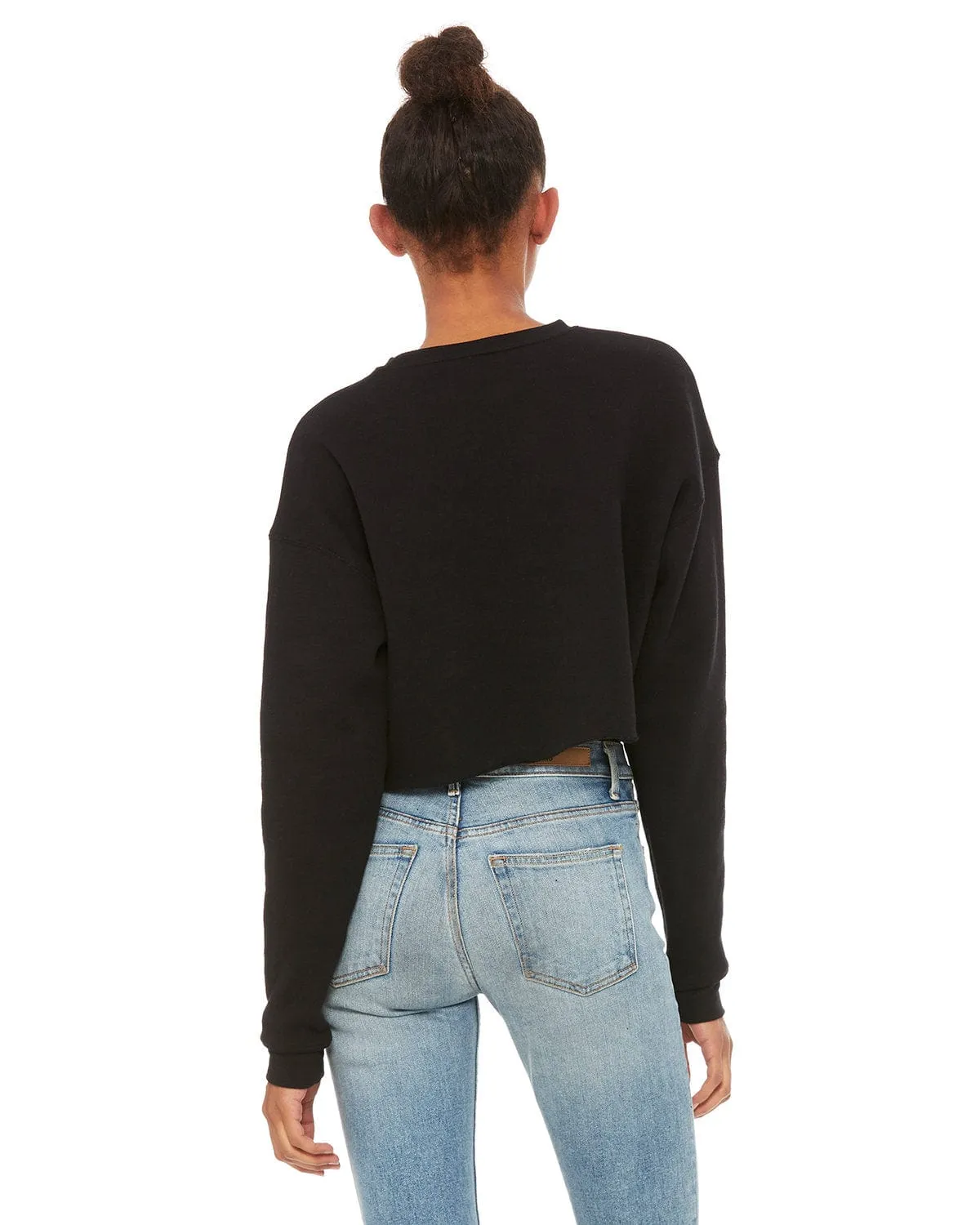 Bella Canvas Ladies Cropped Fleece Crew