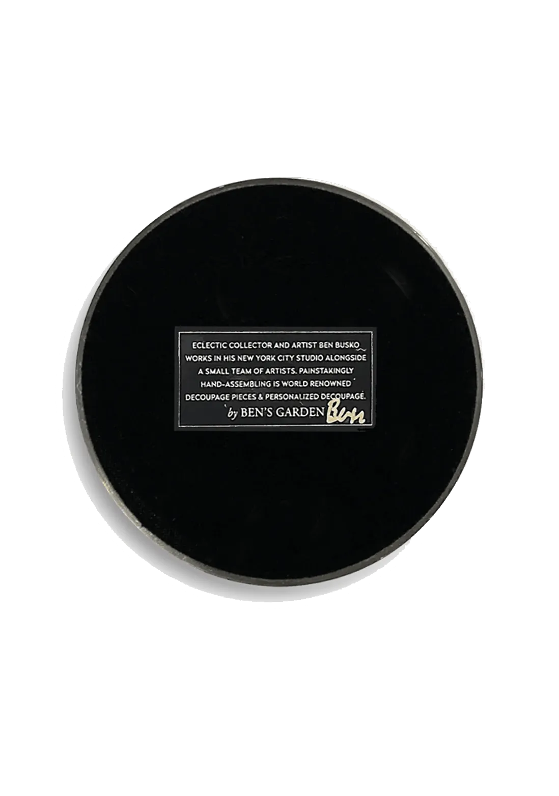 Ben's Garden - Vintage Lucky Clover Crystal Dome Paperweight // Min. Case 2