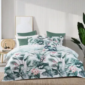 Bianca Bedding ABBEY Green Quilt Cover Set
