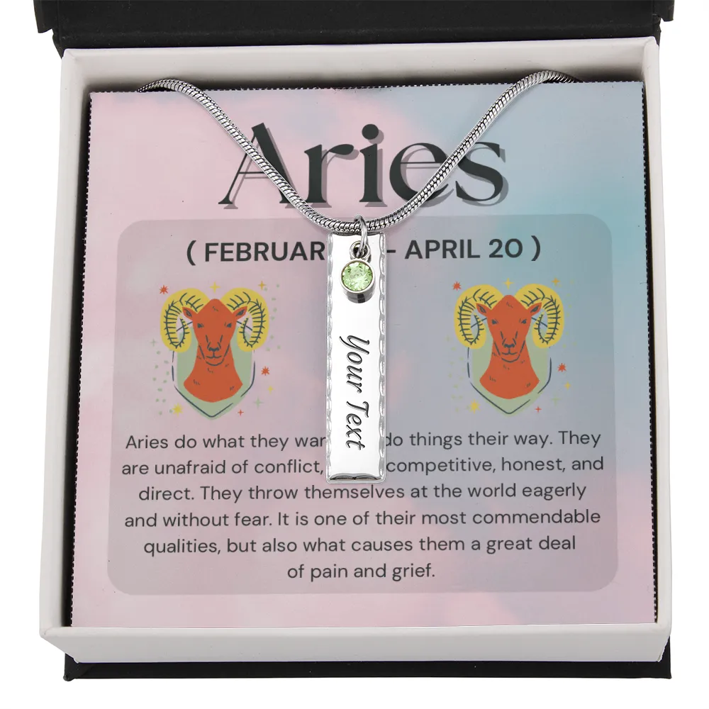 Birthstone Necklace-Taurus