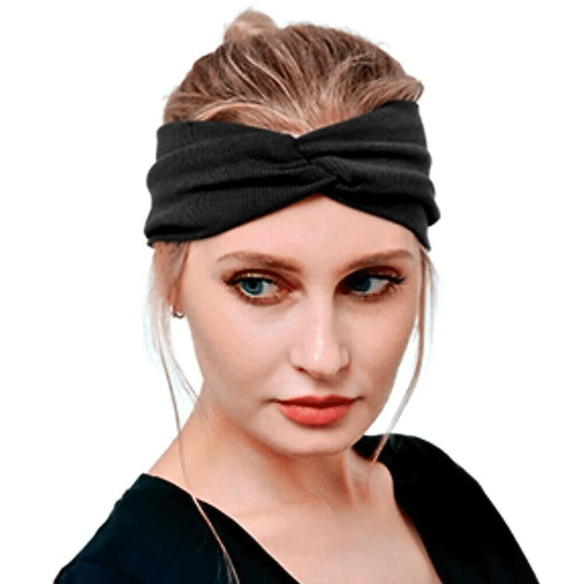 Black Twist Knot Headband