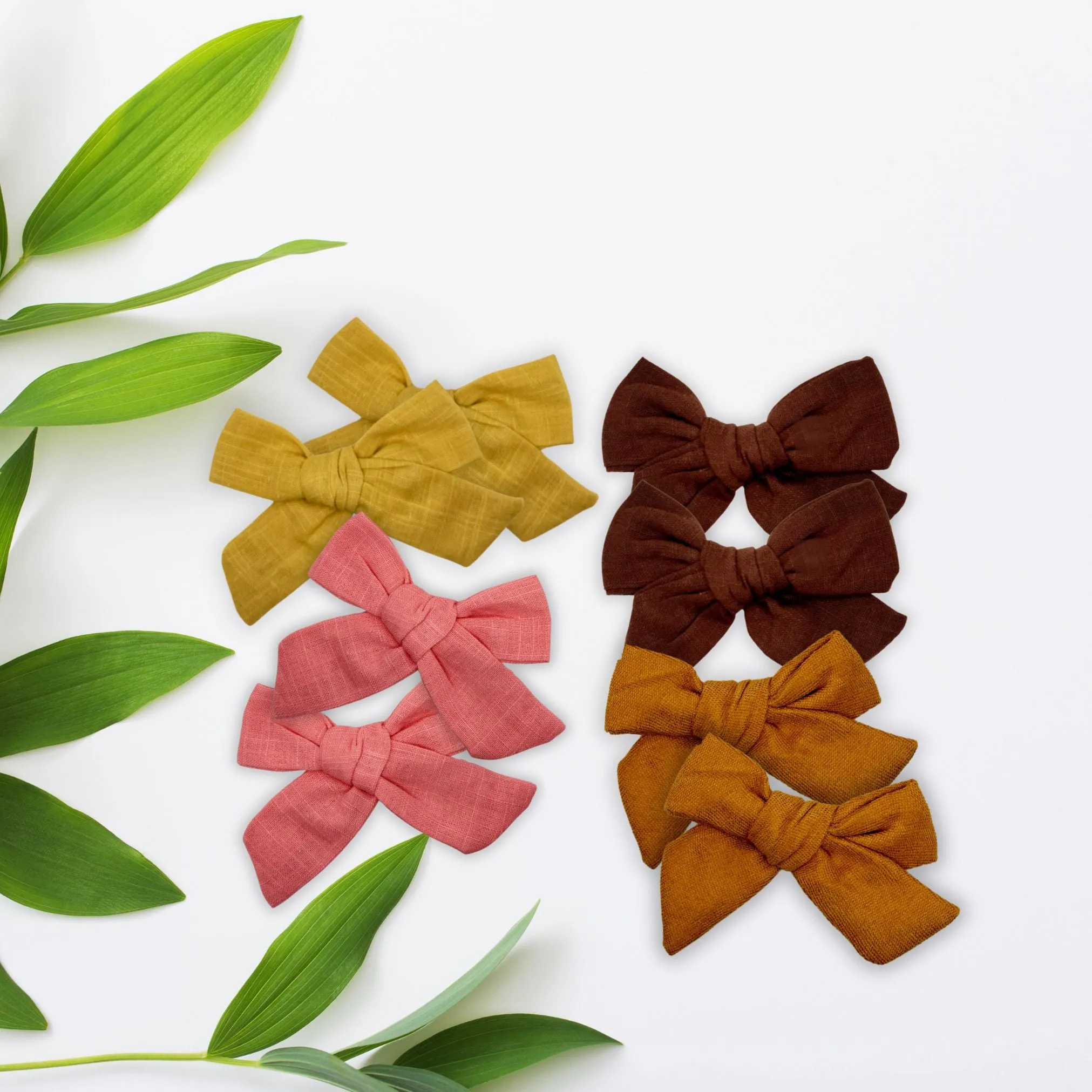 Black Velvet | Pigtail Set - Hand-Tied Bows