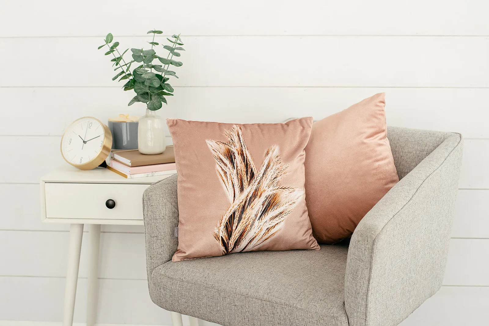 Blush Velvet Wheat Pillow, College Student Gift,Mother's Day Gift, Christmas Gift