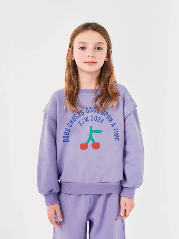 Bobo Circle Sweatshirt, Lavender