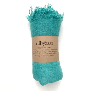 Boho Scarf, Aquamarine