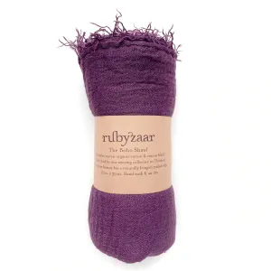 Boho Scarf, Plum