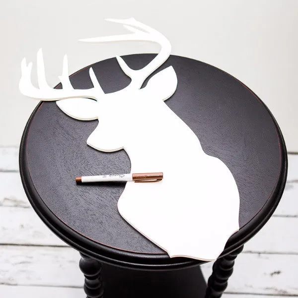 Buck Silhouette Guestbook
