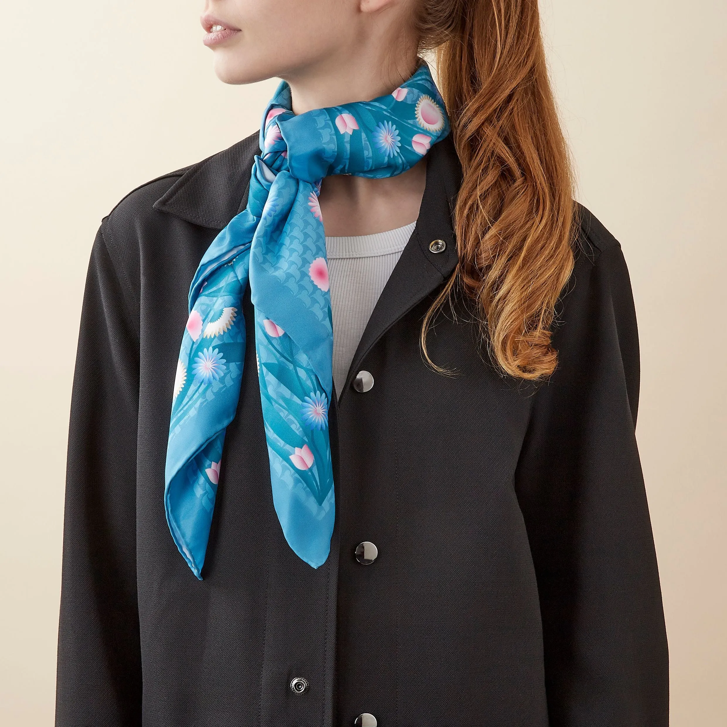 CACHAREL CFL437T - Scarf Astrid Green