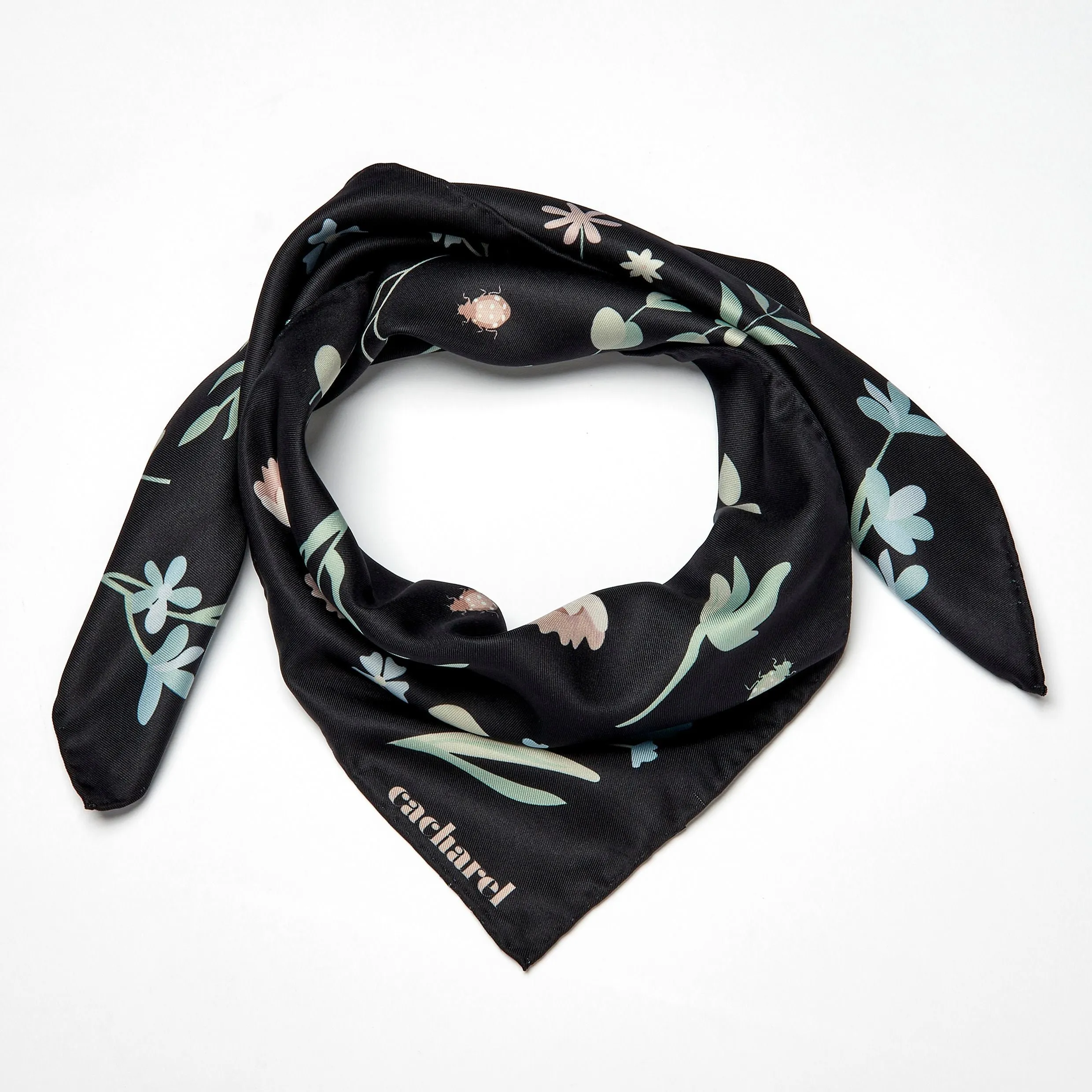 CACHAREL CFM438A - Scarf Ambre Black