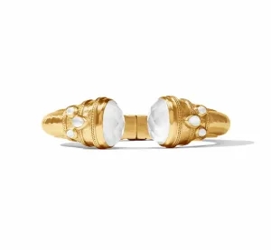 Cannes Cuff - Iridescent Clear Crystal