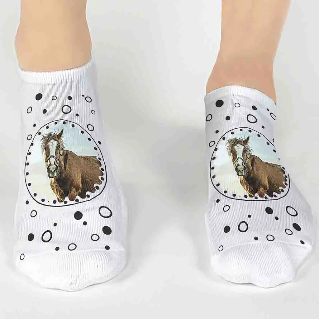 Cartoon Photo Effect Socks, Funny Photo Collage Socks