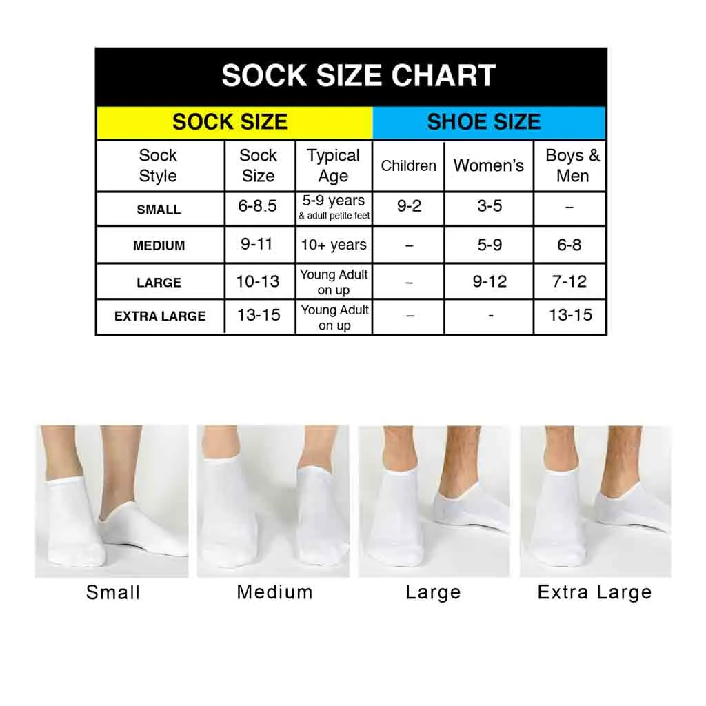Cartoon Photo Effect Socks, Funny Photo Collage Socks