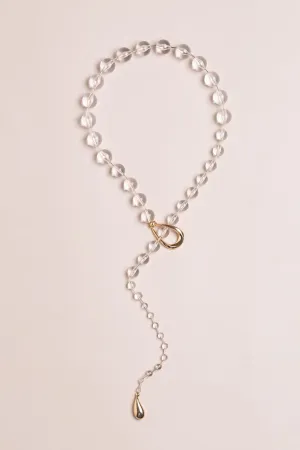 Cascading Crystal Ball Necklace